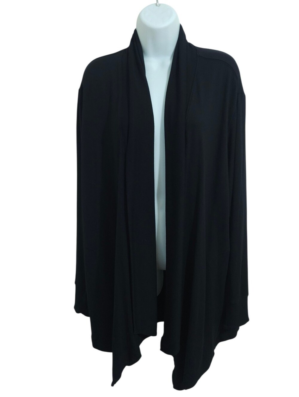 PRANAYAMA Restore Wrap XL Black Open Cardigan - Picture 3 of 11